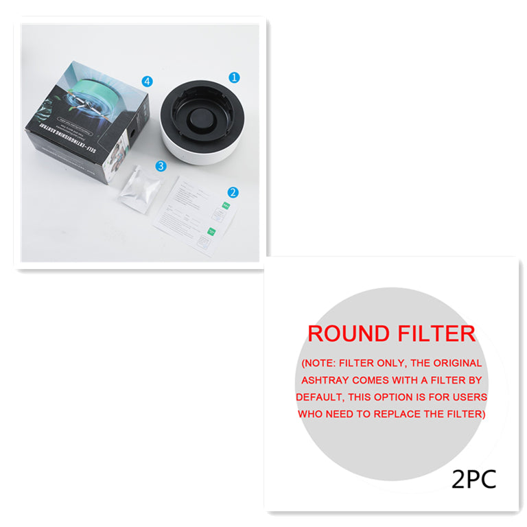 Ashtray Smoke Removal